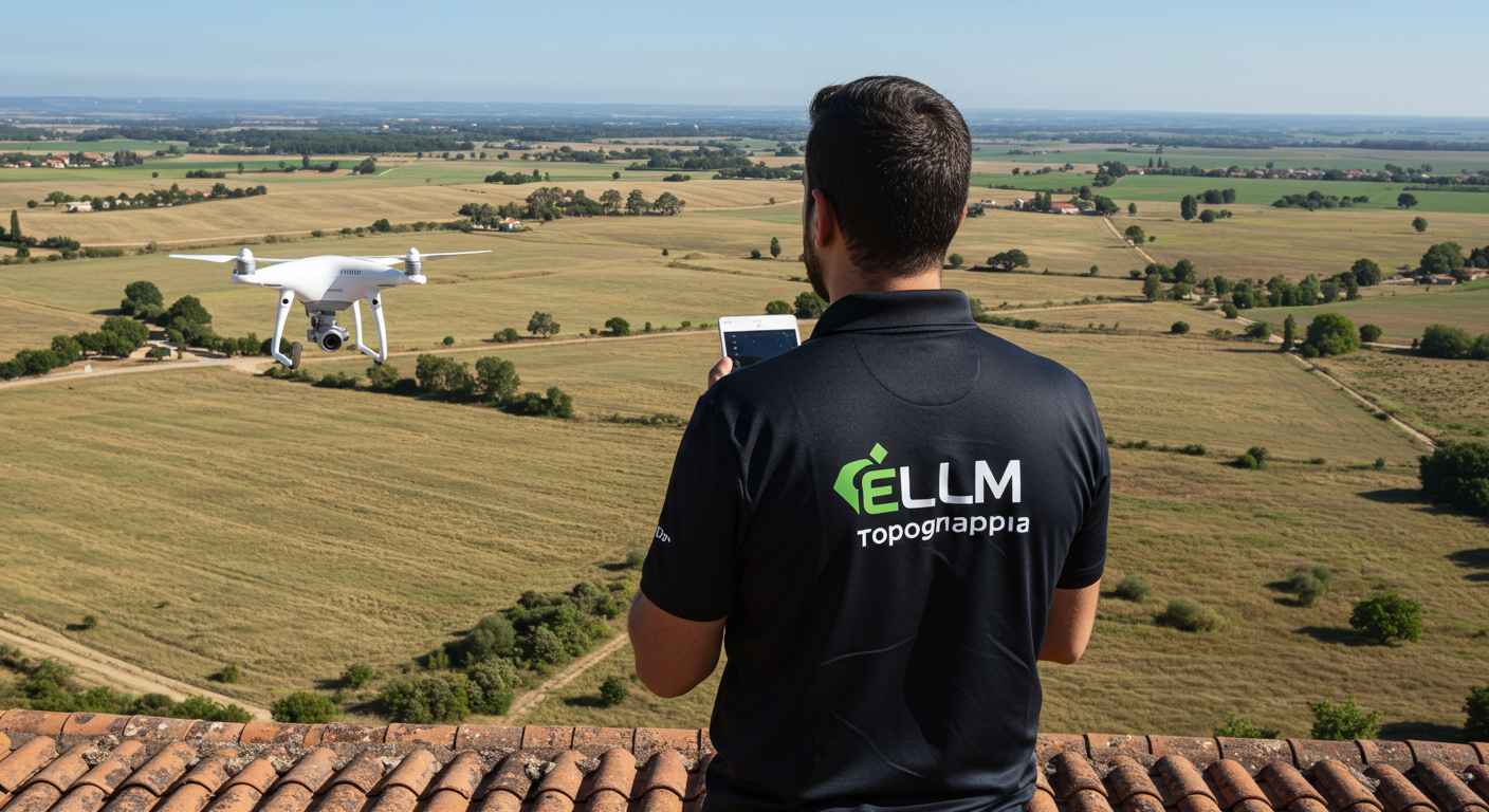 Mapeamento aéreo de área rural