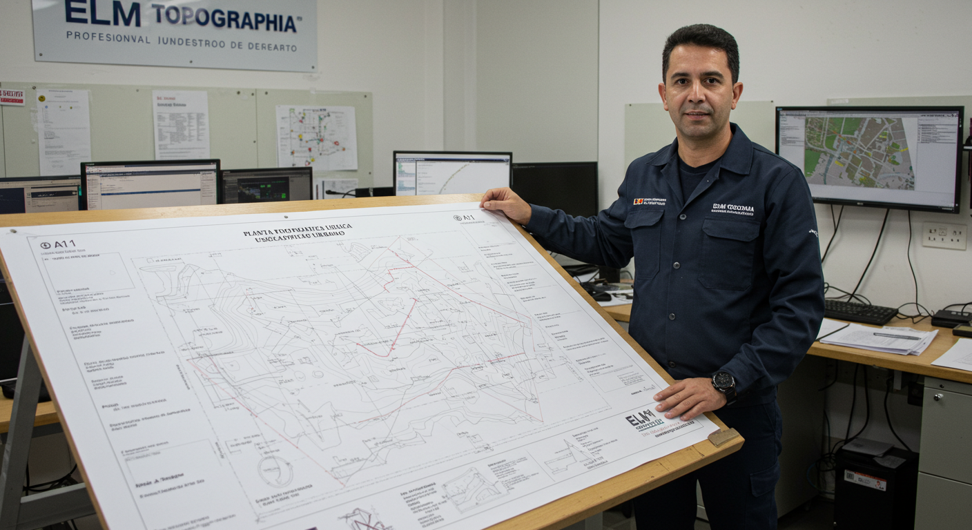 Exemplo de Planta Topográfica para Usucapião